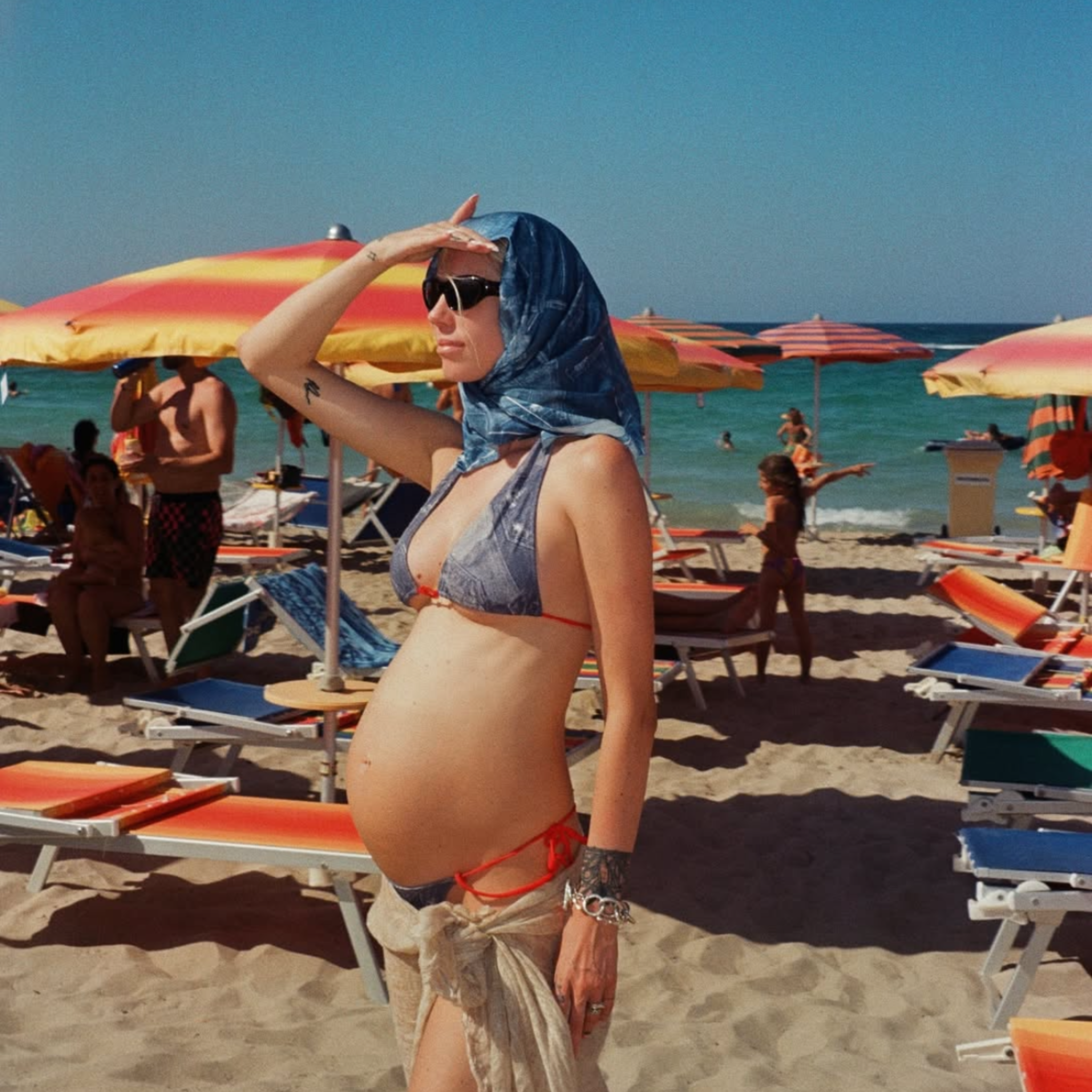 A candid photo from the Hello Bibi cool mum club